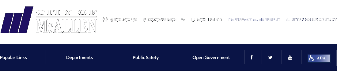 City of McAllen, TX Login - City of McAllen, TX